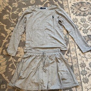 Ralph Lauren Gray Crewneck Top - Polo Label